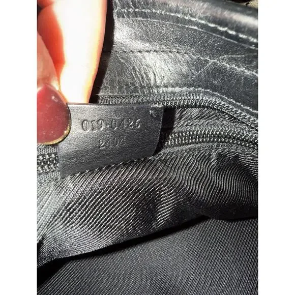 GUCCI Tote Bag GG Canvas BEIGE All-over Pattern Shoulder ladies used Italy - Picture 12 of 14